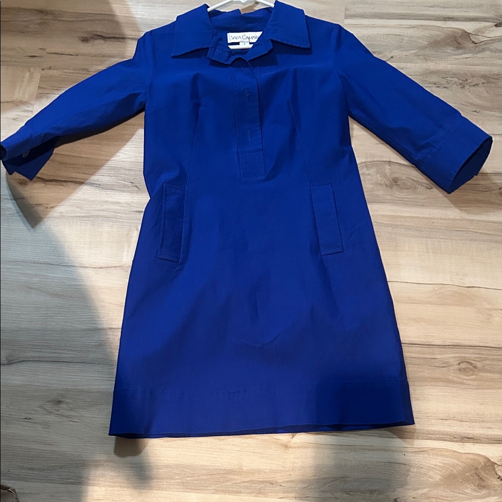 Sara Campbell Royal Blue Mini Dress
